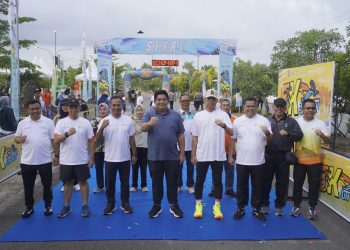 Bersama Bupati dan FKPD Bintan, Dandim 0315/Tanjungpinang Sertai Ajang Museum Bahari Bintan Fun Run 5K