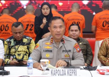Ungkap Kasus Mafia Tanah, Polda Kepri Gelar Konfrensi Pers Bersama Polresta Tanjungpinang