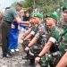 Upacara Penerimaan Pasukan Yon TP 849 Beladau Sakti, Kasrem 033/WP Pimpin Acara.