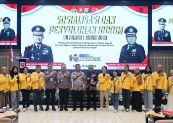 Polda Kepri Gelar Sosialisasi UU NO.1 Tahun 2023 Tentang KUHP Nasional