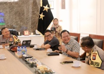 Bahas Sinergi Pengawasan Pemilu, Irjen POL Asep Safrudin Kapolda Kepri Terima Kunjungan Bawaslu