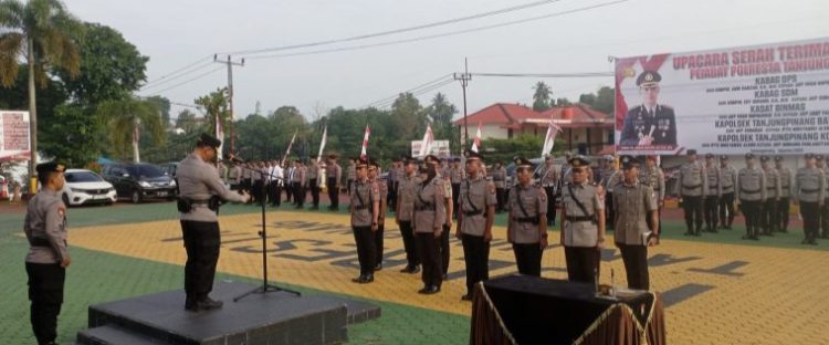 Acara Sertijab Sejumlah Pejabat Utama, Dan Daftar Rotasinya Jabatan di Pimpin Langsung Oleh Kapolresta Tanjungpinang
