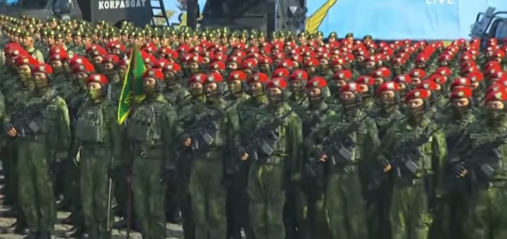 Memperingati Hari HUT TNI ke-80 Tahun di Jakarta Pusat (MONAS)
