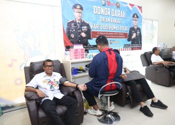 Polda Kepri: Gelar Donor Darah Serentak, Dalam Rangka Hari Jadi Humas Polri ke-74 Tahun 2025