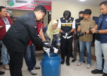Polda Kepri: Musnahkan Barang Bukti Narkotika Hasil Pengungkapan Kasus Selama Oktober 2025