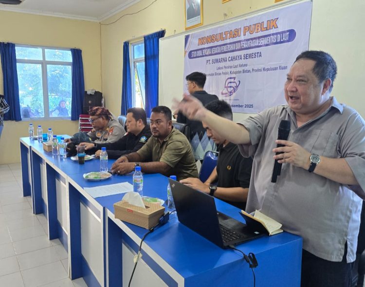 PT, Suwarna Cahaya Semesta: Konsultasi Publik Studi Amdal Pembersihan Dan Pemanfaatan Hasil Sedimentasi Laut