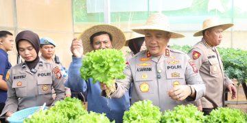 Polda Kepri: Panen Perdana Hidroponik Dukung Ketahanan Pangan