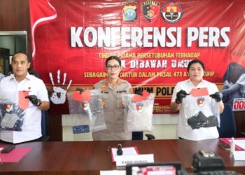 Ditreskrimum Polda Kepri: Gelar Konferensi Pers Tindak Pidana Persetubuhan Terhadap Anak Dibawah Umur