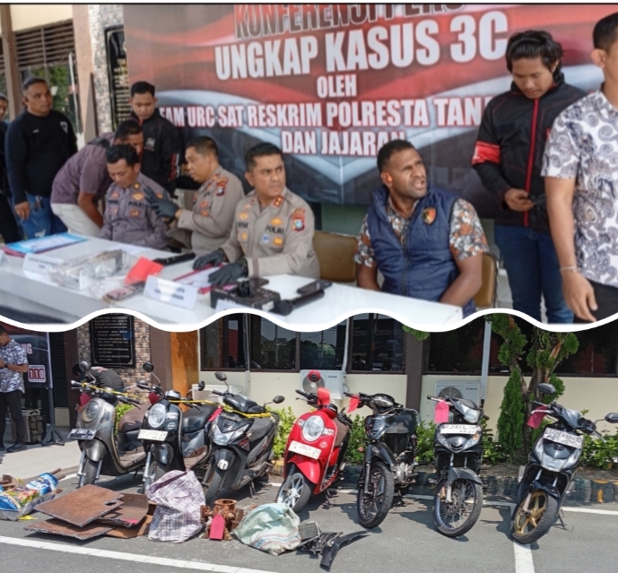 Polresta Tanjungpinang Ungkap Pelaku Pencurian Kabel, Kerugian di Taksir Mencapai 1 Miliar